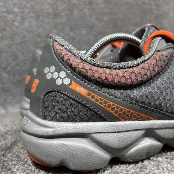 New Balance 690v2 M690GO2 Men’s Size 12 Gray Orange Athletic Running Shoes Used - Picture 2 of 13
